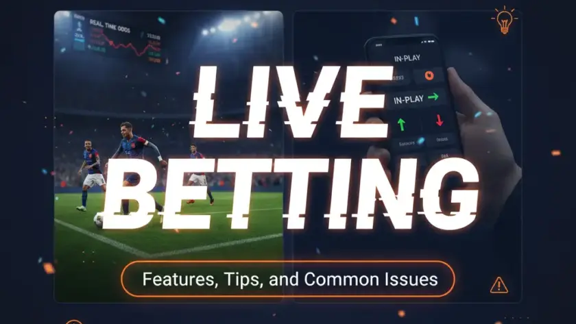 Live Betting Features, Tips, and Common Issues